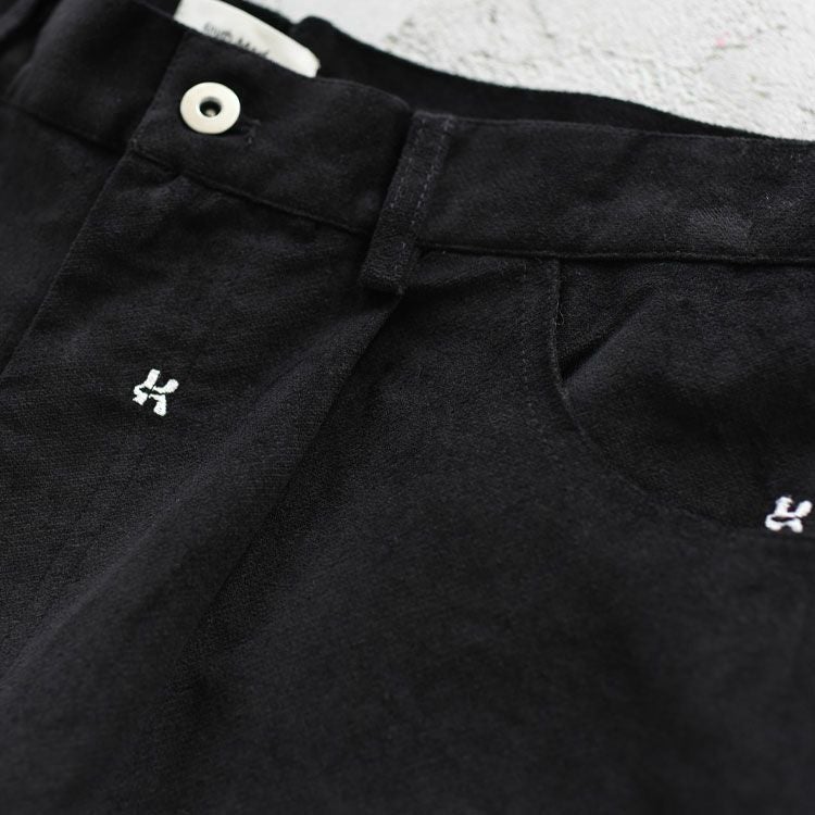 K motif velveteen pants(unisex) kモチーフベルベティーンパンツ