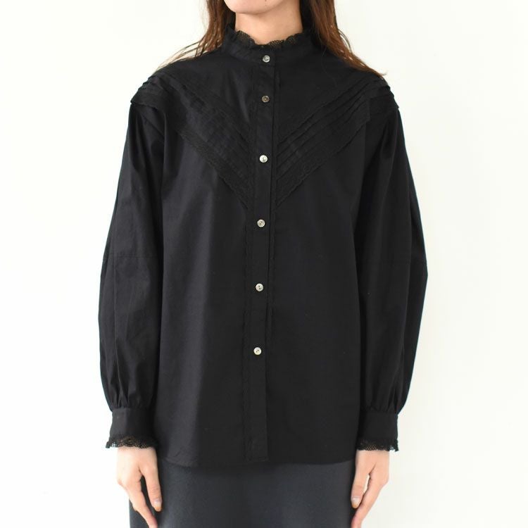 PIN-TUCK LACE BLOUSE ピンタック レースブラウス