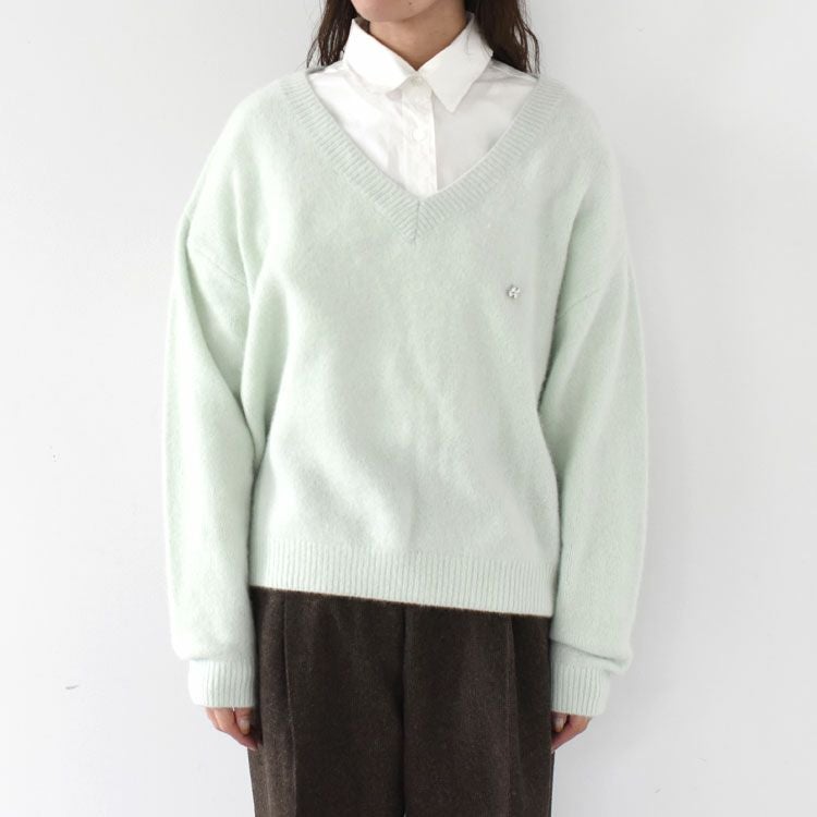 fox v-neck knit -xmas edition フォックスvネックニット