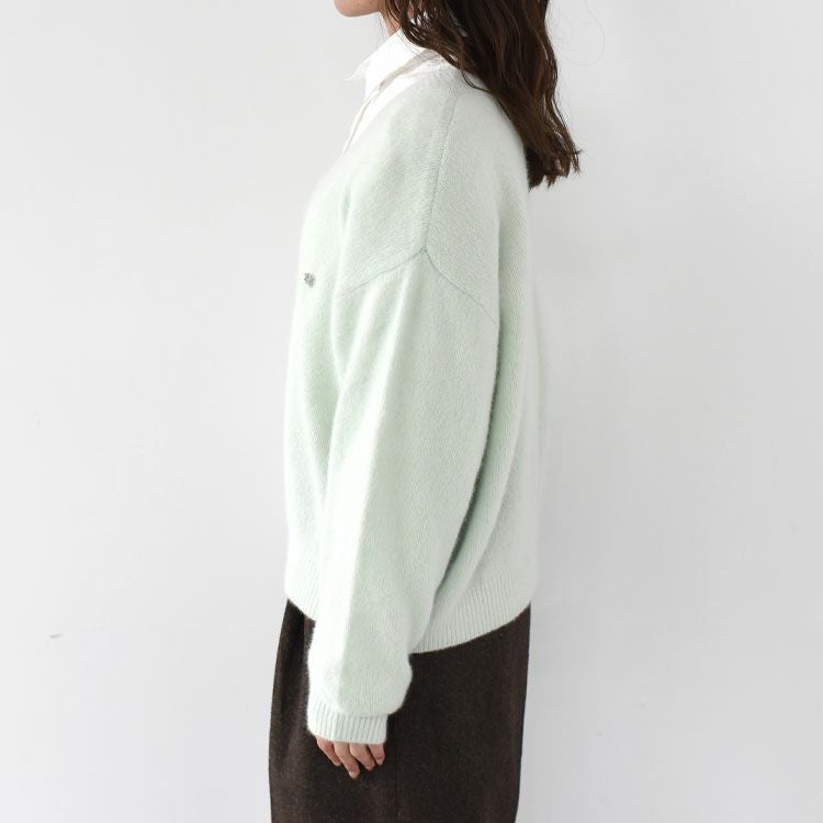 fox v-neck knit -xmas edition フォックスvネックニット