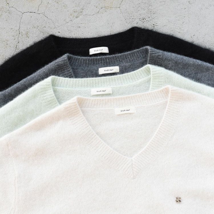 fox v-neck knit -xmas edition フォックスvネックニット