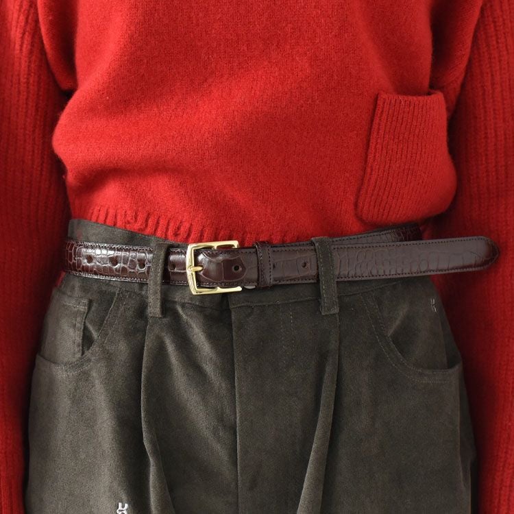 CROCODILE PLUMP BELT クロコダイルプランプベルト/25AMSIT11/THE