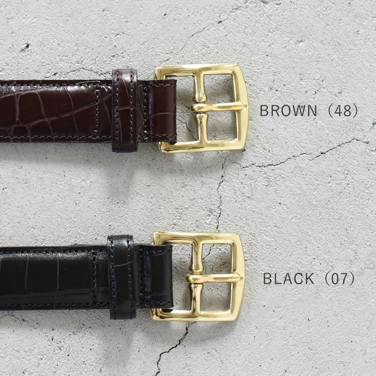 CROCODILE PLUMP BELT クロコダイルプランプベルト/25AMSIT11/THE