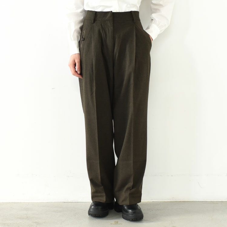 Wool Tuck Pants ウールタックパンツ