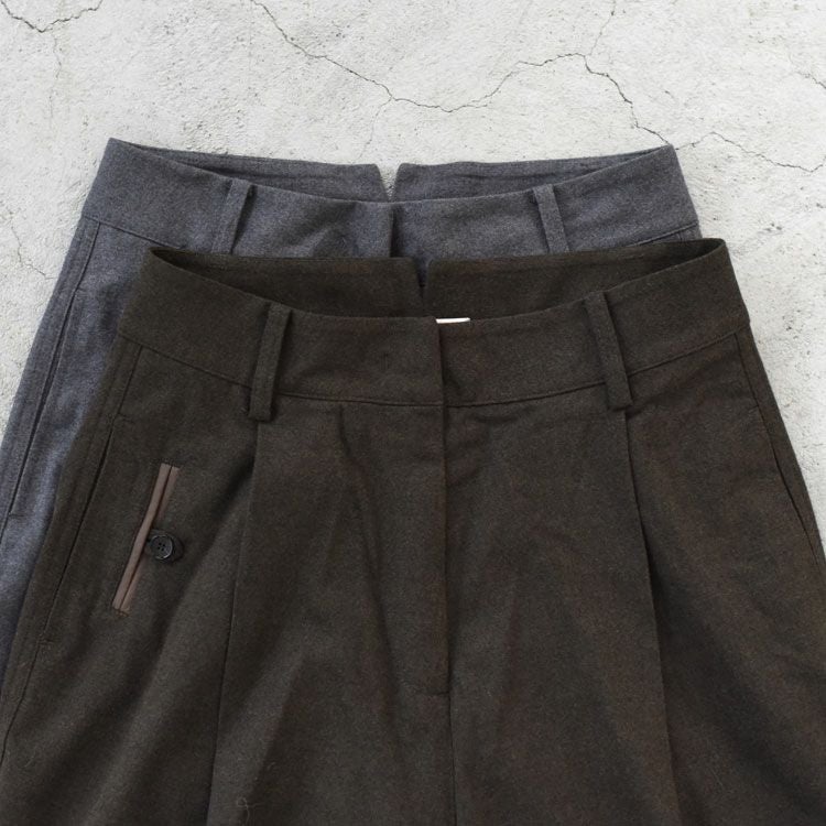 Wool Tuck Pants ウールタックパンツ