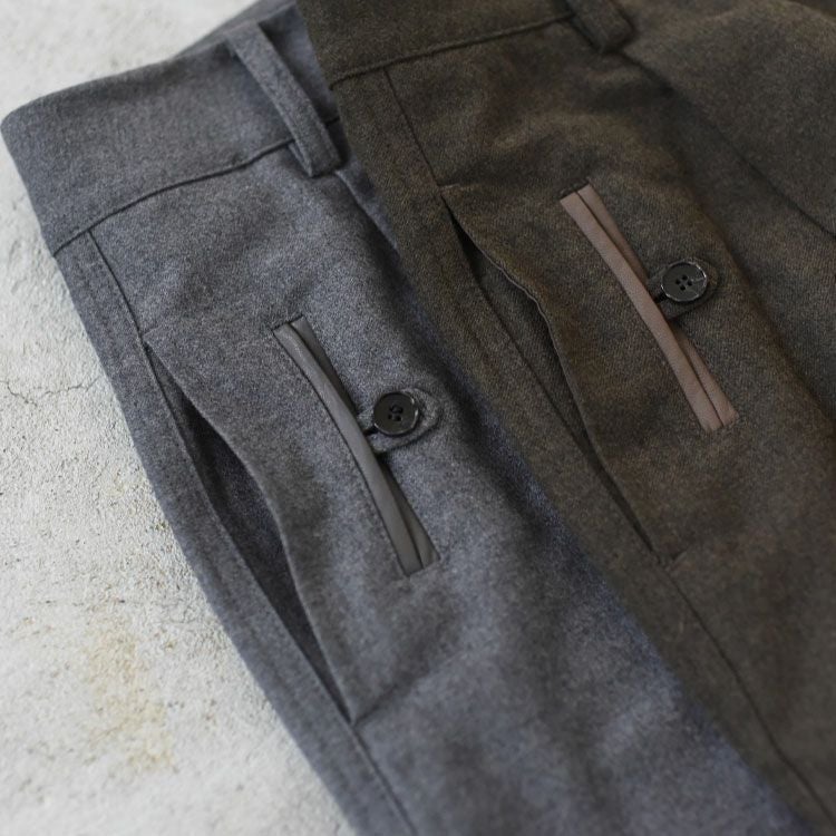 Wool Tuck Pants ウールタックパンツ