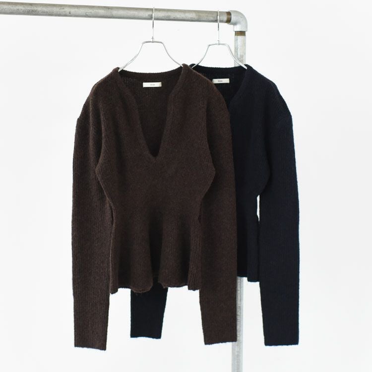 Soft Peplum Knit ソフトペプラムニット