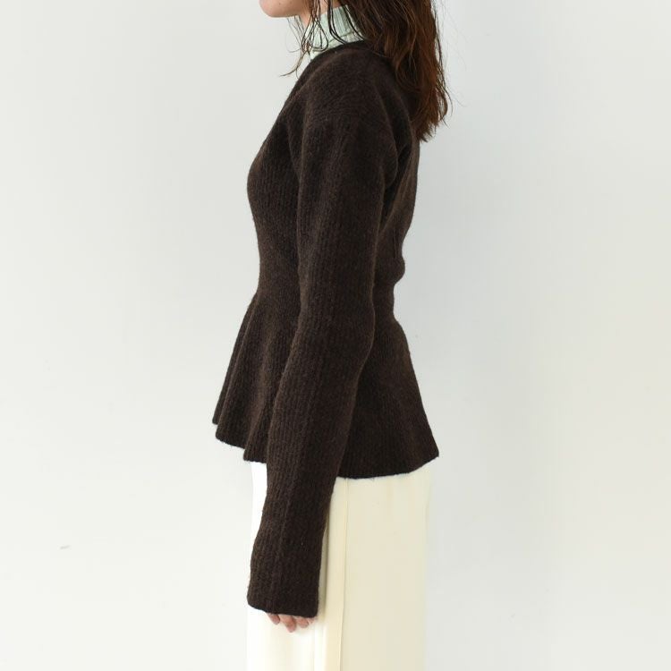 Soft Peplum Knit ソフトペプラムニット