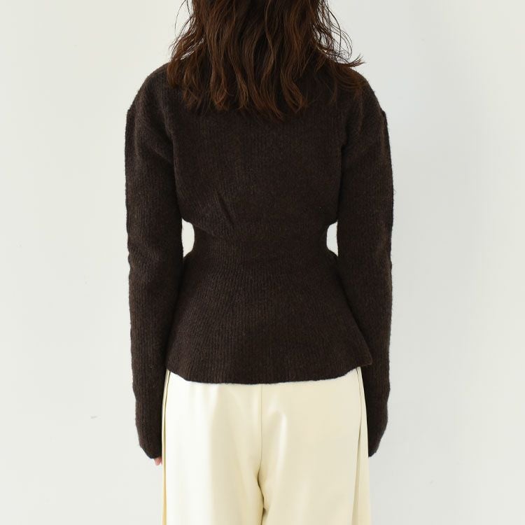Soft Peplum Knit ソフトペプラムニット/62520525/anuke（アンヌーク