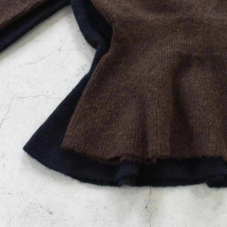 Soft Peplum Knit ソフトペプラムニット