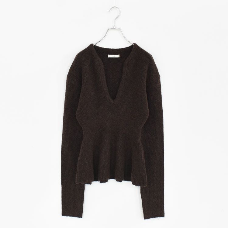 Soft Peplum Knit ソフトペプラムニット