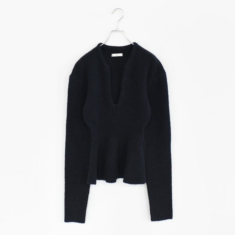Soft Peplum Knit ソフトペプラムニット