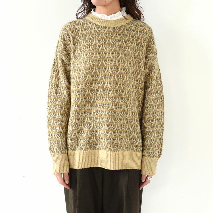 Tucked Pattern Knit タックパターンニット