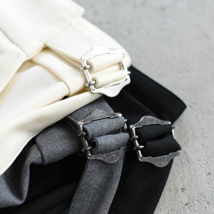 side buckle pants サイドバックルパンツ/4-260064/mizuiro ind