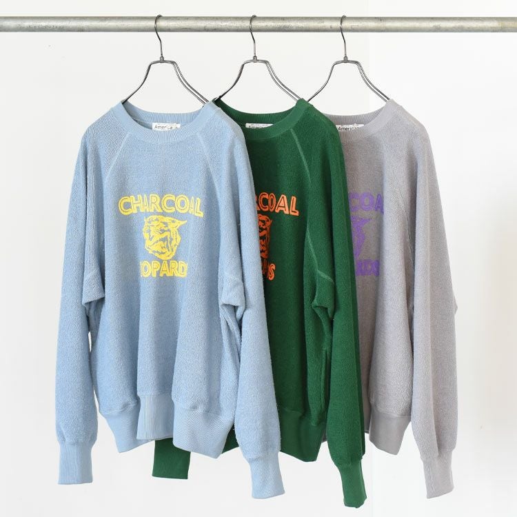 ORIGINAL Charcoal × Americana Leopards sweat オリジナルチャコール×アメリカーナ レオパーズスウェット