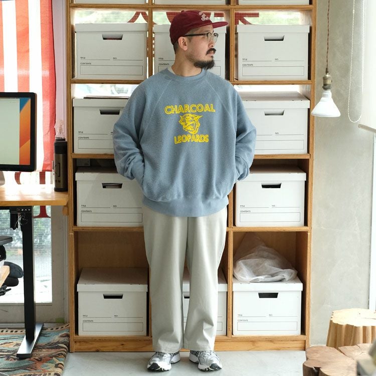ORIGINAL Charcoal × Americana Leopards sweat オリジナルチャコール×アメリカーナ レオパーズスウェット