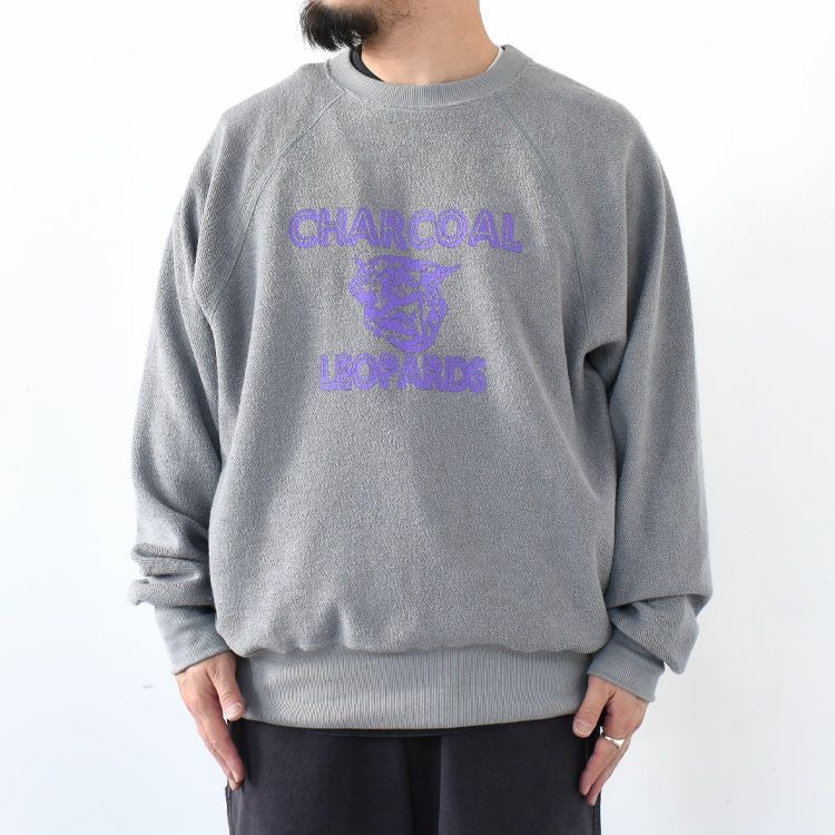 ORIGINAL Charcoal × Americana Leopards sweat オリジナルチャコール×アメリカーナ レオパーズスウェット