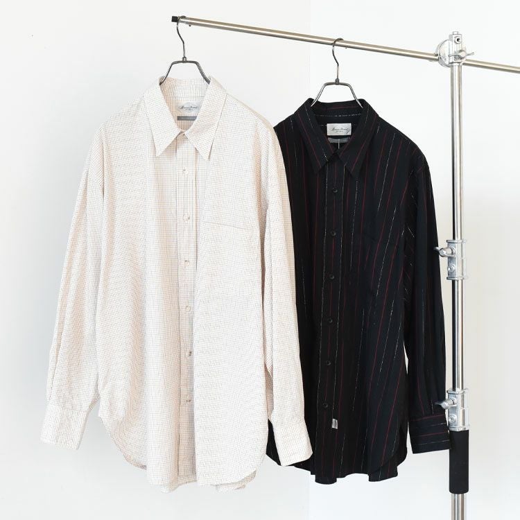 3button Regular Collar Shirt 3ボタンレギュラーカラーシャツ