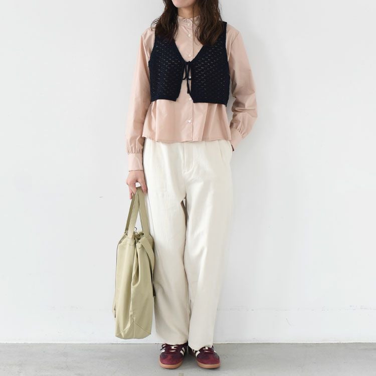 2way short knit vest 2wayショートニットベスト