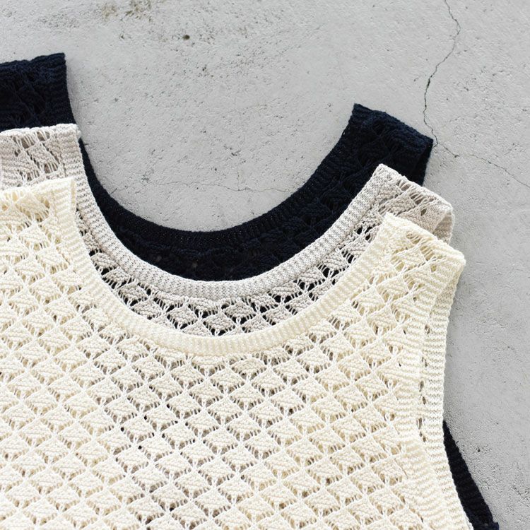 2way short knit vest 2wayショートニットベスト