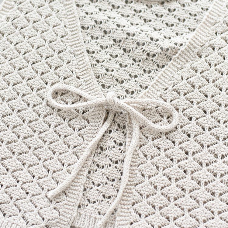 2way short knit vest 2wayショートニットベスト