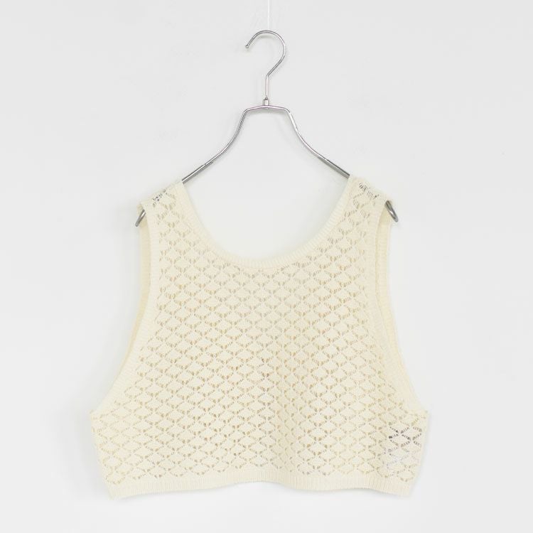 2way short knit vest 2wayショートニットベスト