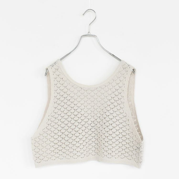 2way short knit vest 2wayショートニットベスト