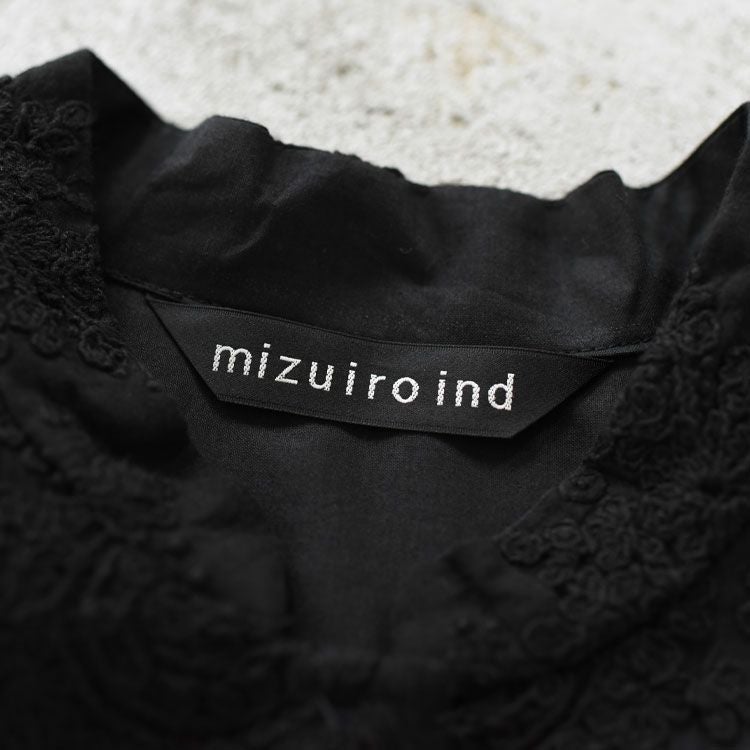 lace stand collar wide shirt レーススタンドカラーワイドシャツ