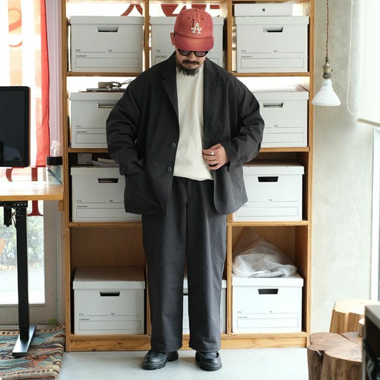 TECH LOOSE 2B JACKET HERRINGBONE テックルーズ2Bジャケット ヘリンボン