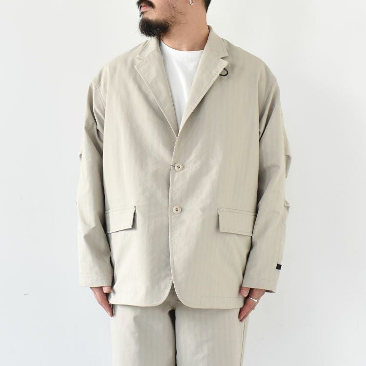 TECH LOOSE 2B JACKET HERRINGBONE テックルーズ2Bジャケット