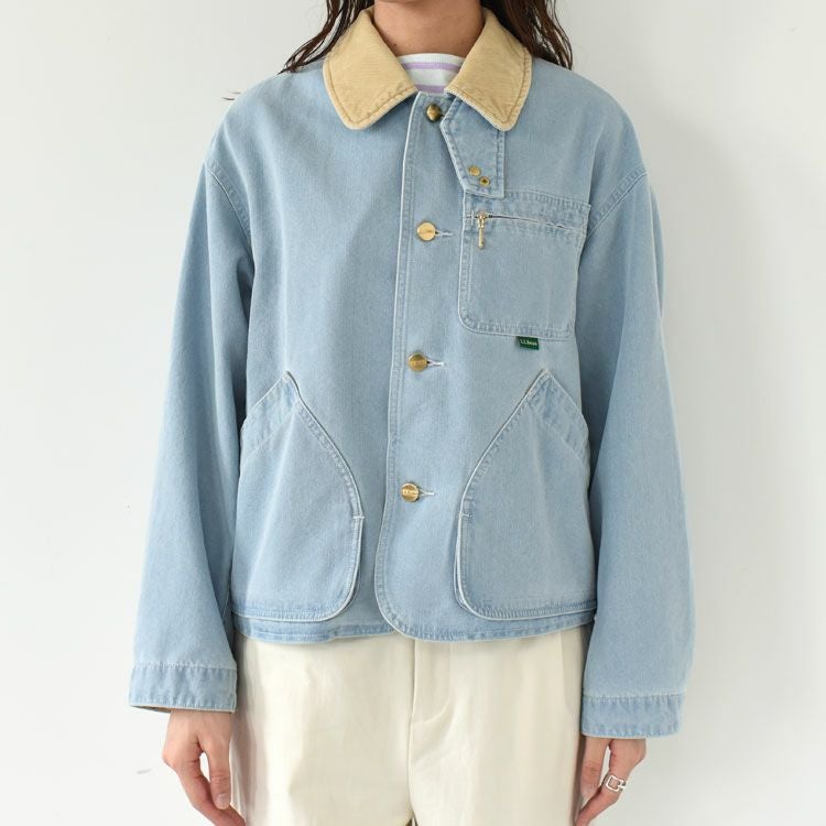 Bean’s Denim Field Coat レディース L.L.Bean (エルエルビーン) Bean's Denim Field Coat #WOMEN