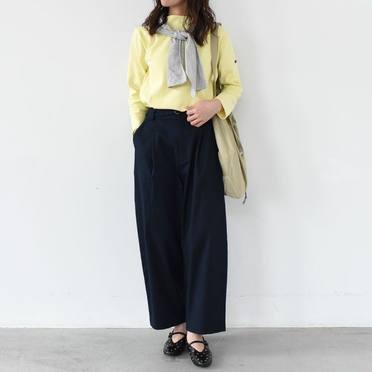 スタッズレザー メリージェーンフラットシューズ