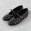 スタッズレザー メリージェーンフラットシューズ