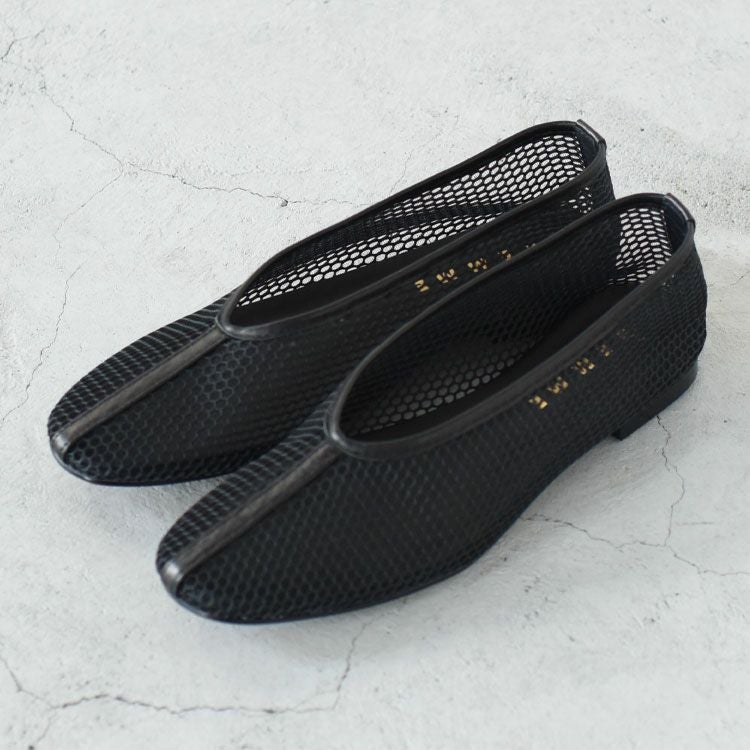 メッシュフラットシューズ