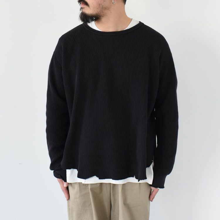 WAFFLE LONG SLEEVE TEE ワッフルロングスリーブT