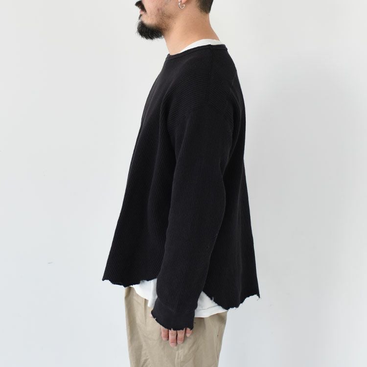 WAFFLE LONG SLEEVE TEE ワッフルロングスリーブT