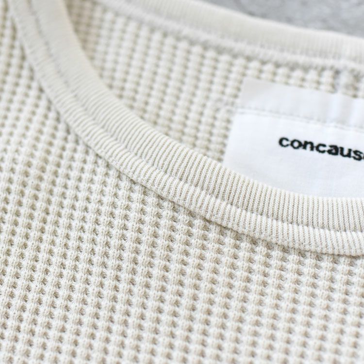 WAFFLE LONG SLEEVE TEE ワッフルロングスリーブT