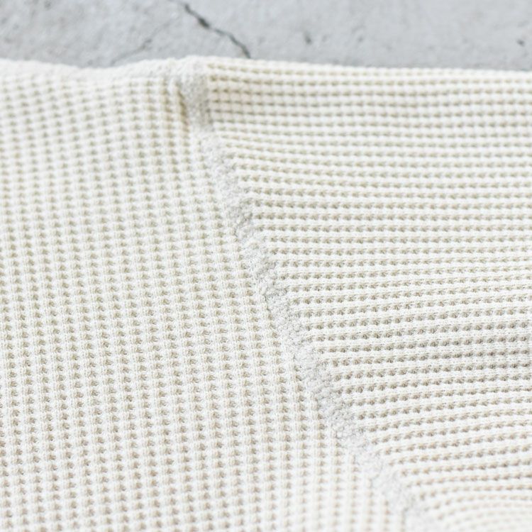 WAFFLE LONG SLEEVE TEE ワッフルロングスリーブT