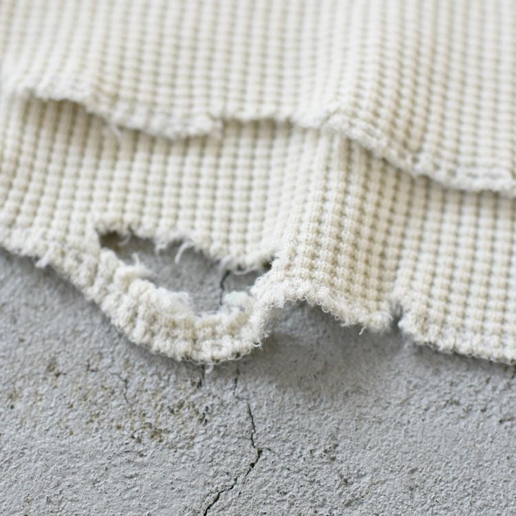 WAFFLE LONG SLEEVE TEE ワッフルロングスリーブT