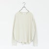 WAFFLE LONG SLEEVE TEE ワッフルロングスリーブT