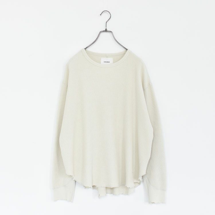 WAFFLE LONG SLEEVE TEE ワッフルロングスリーブT