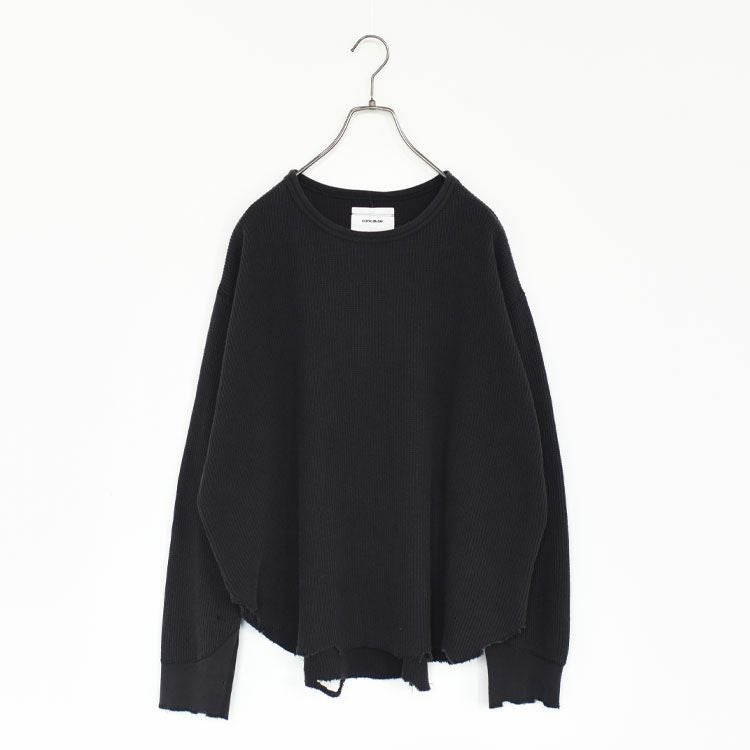 WAFFLE LONG SLEEVE TEE ワッフルロングスリーブT
