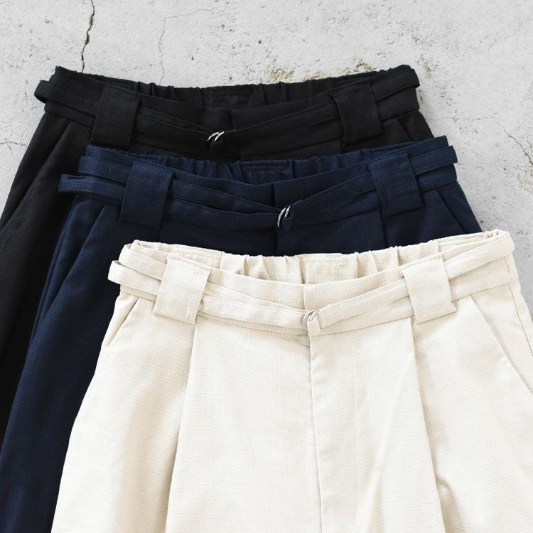 slacks pants with belt スラックスパンツ ウィズベルト