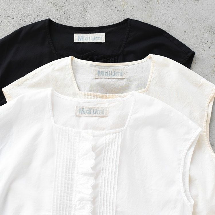 pin tuck lace vest ピンタックレースベスト