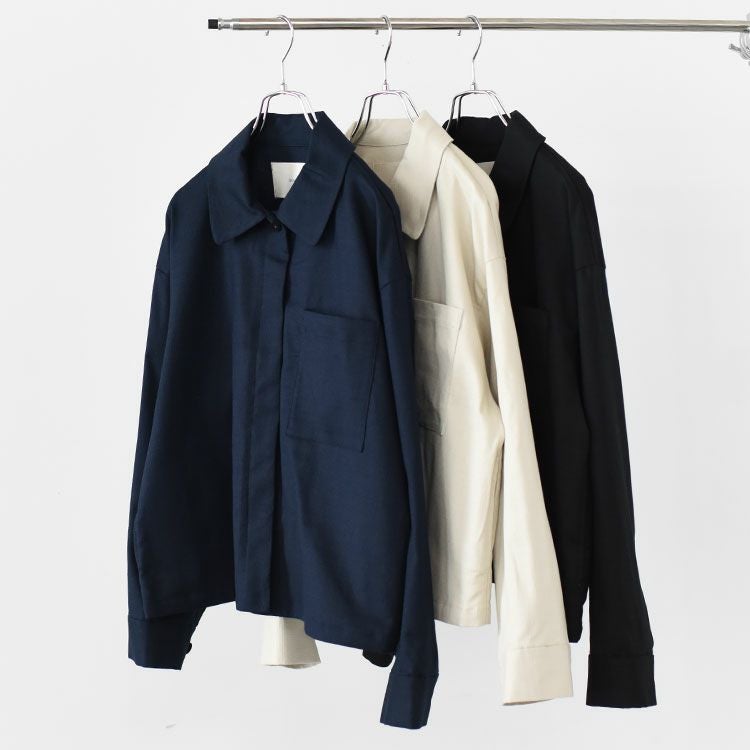 short shirt jacket ショートシャツジャケット/1-770115/MidiUmi