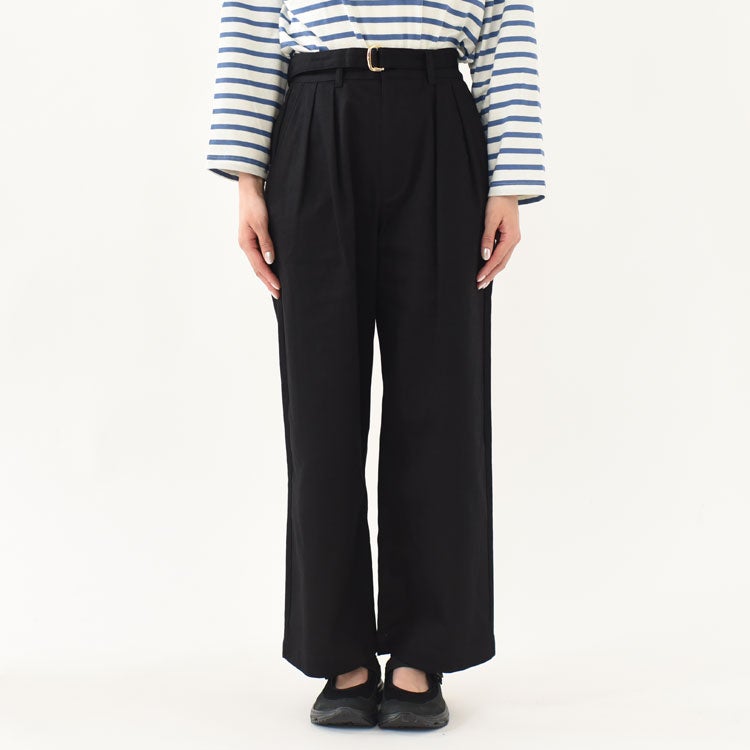 drill two tuck trousers ドリルツータックトラウザーズ