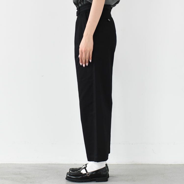 drill two tuck trousers ドリルツータックトラウザーズ