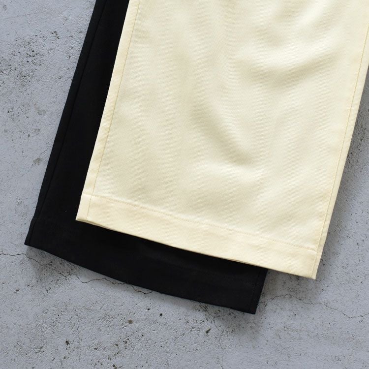 drill two tuck trousers ドリルツータックトラウザーズ