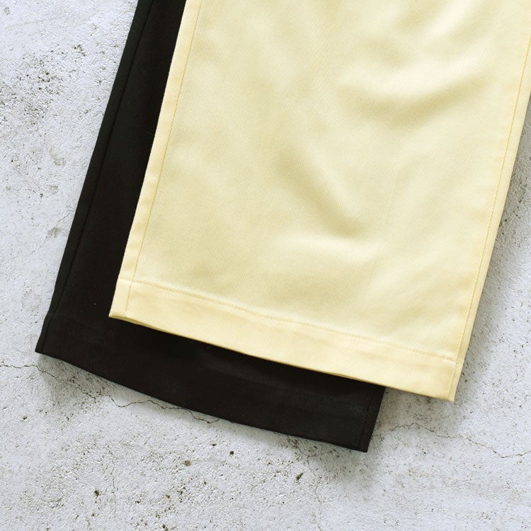 drill two tuck trousers ドリルツータックトラウザーズ