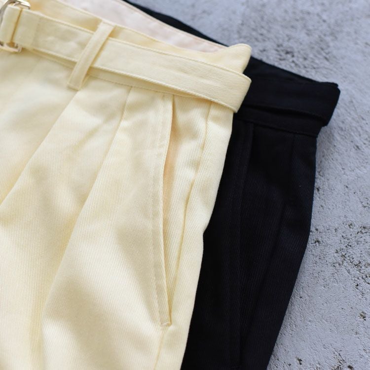 drill two tuck trousers ドリルツータックトラウザーズ